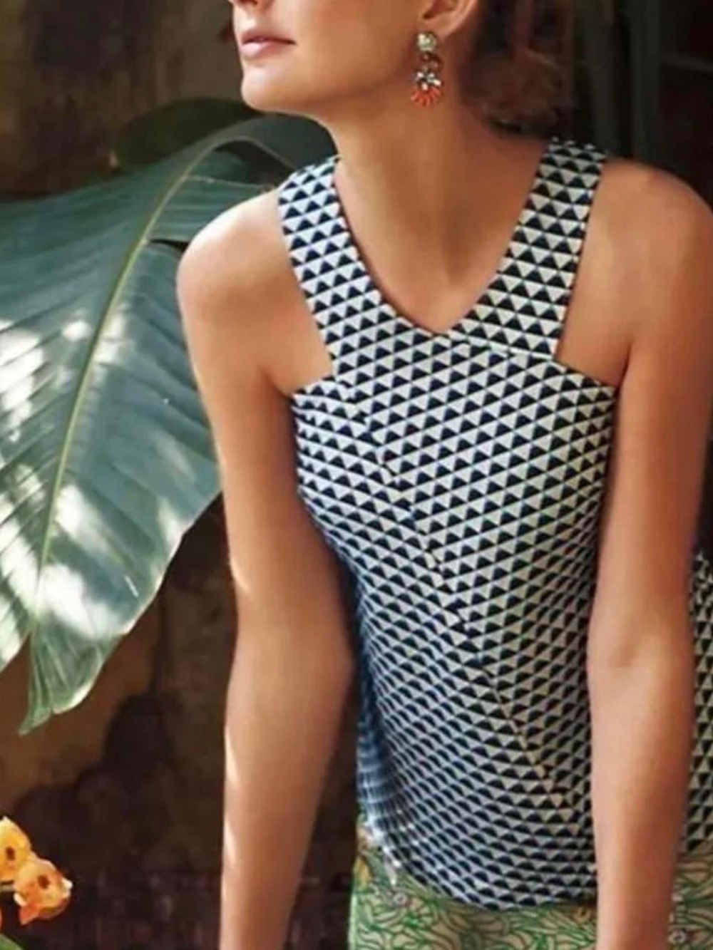 Anthropologie HD in Paris Geometric Top